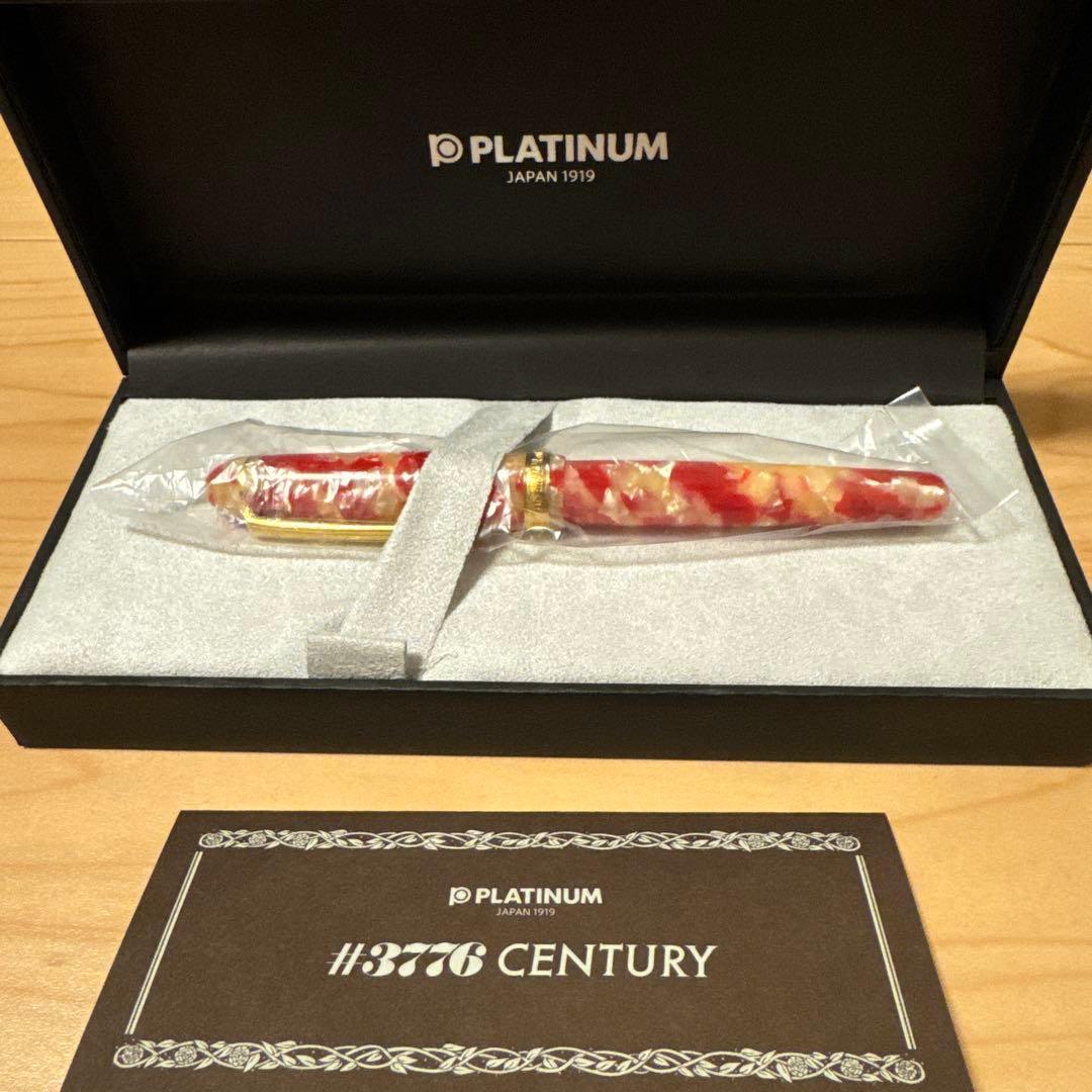 プラチナ万年筆 #3776 セルロイド キンギョ K14 細字