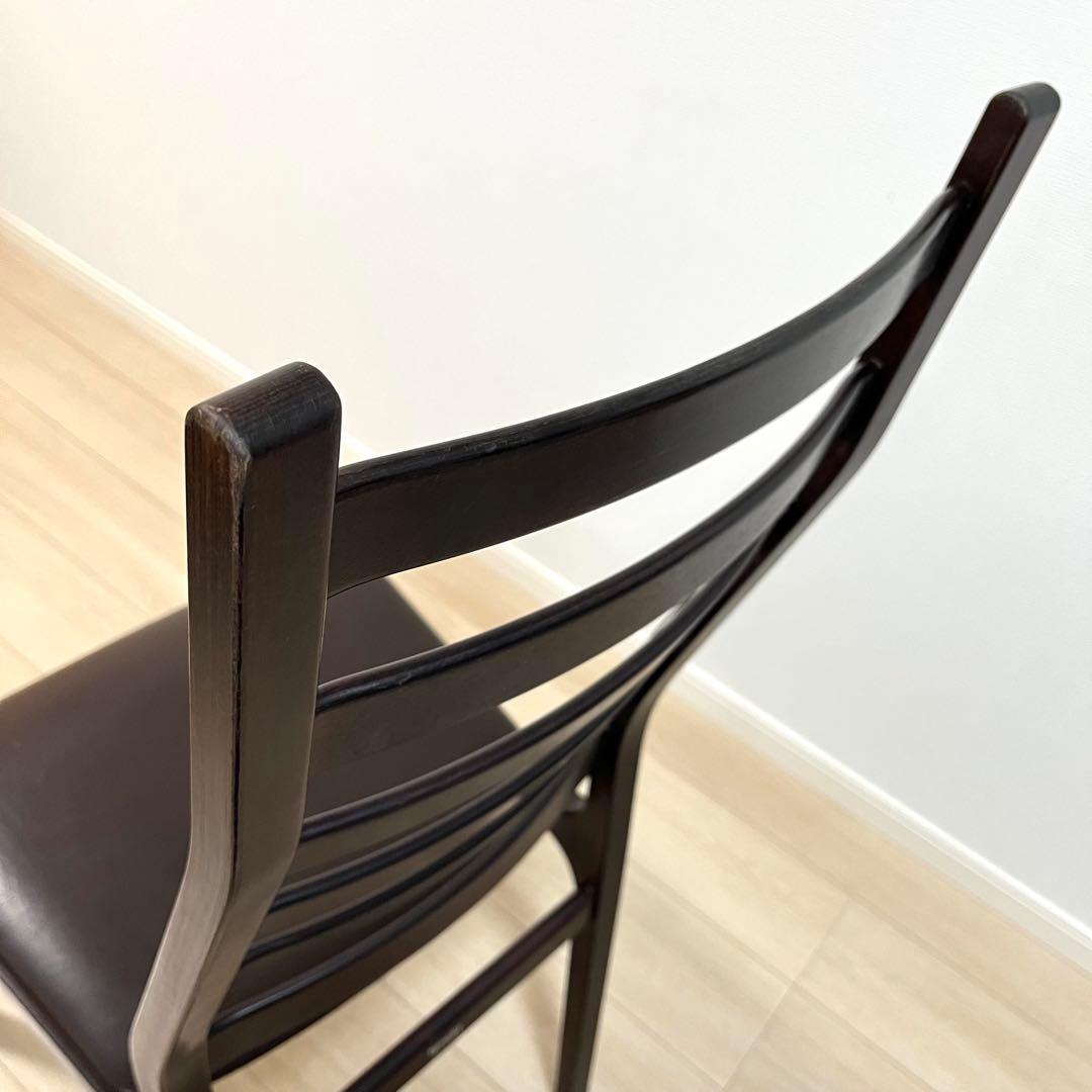 (て32)Tendo 天童木工 菅沢光政 ラダーバックチェア ダイニングチェア