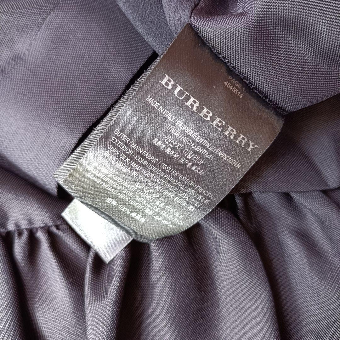 BURBERRY　シルク　トレンチシャツコート　ジャケット