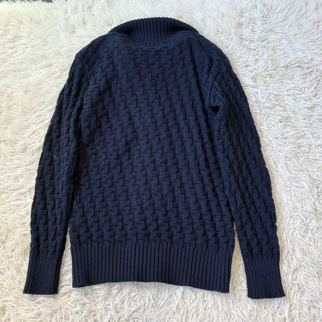 SNS HERNINGニット　カーディガン　フィッシャーマン　ニットデンマーク製