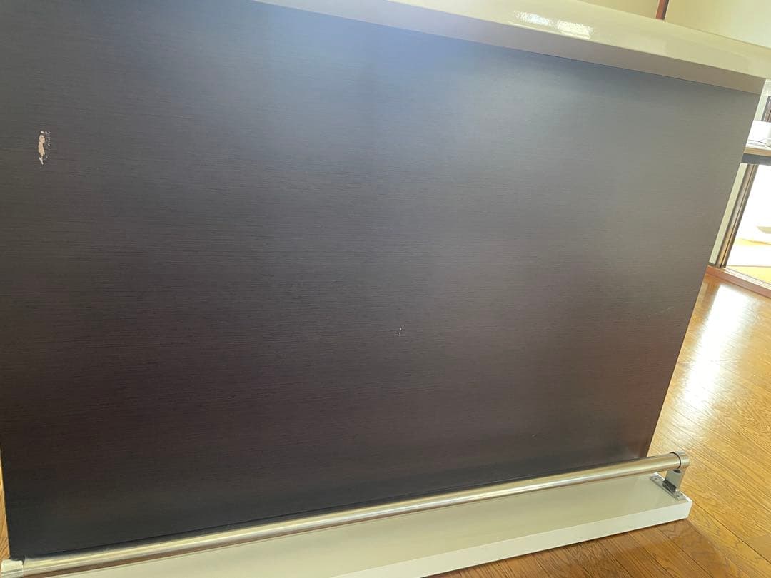 ニトリバーカウンター ホワイト/ダークブラウン