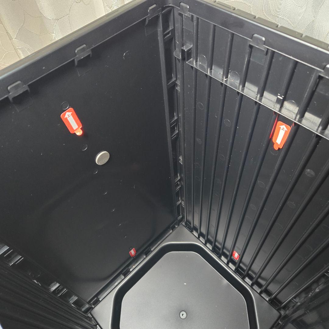 【ジャンク】 ZitA SQUARE ジータ スクエア ゴミ箱 ブラック