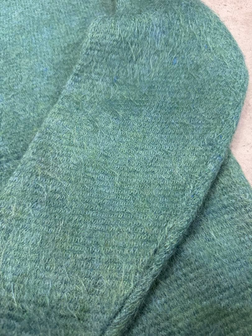 70's mohair cardigan 毛足長め