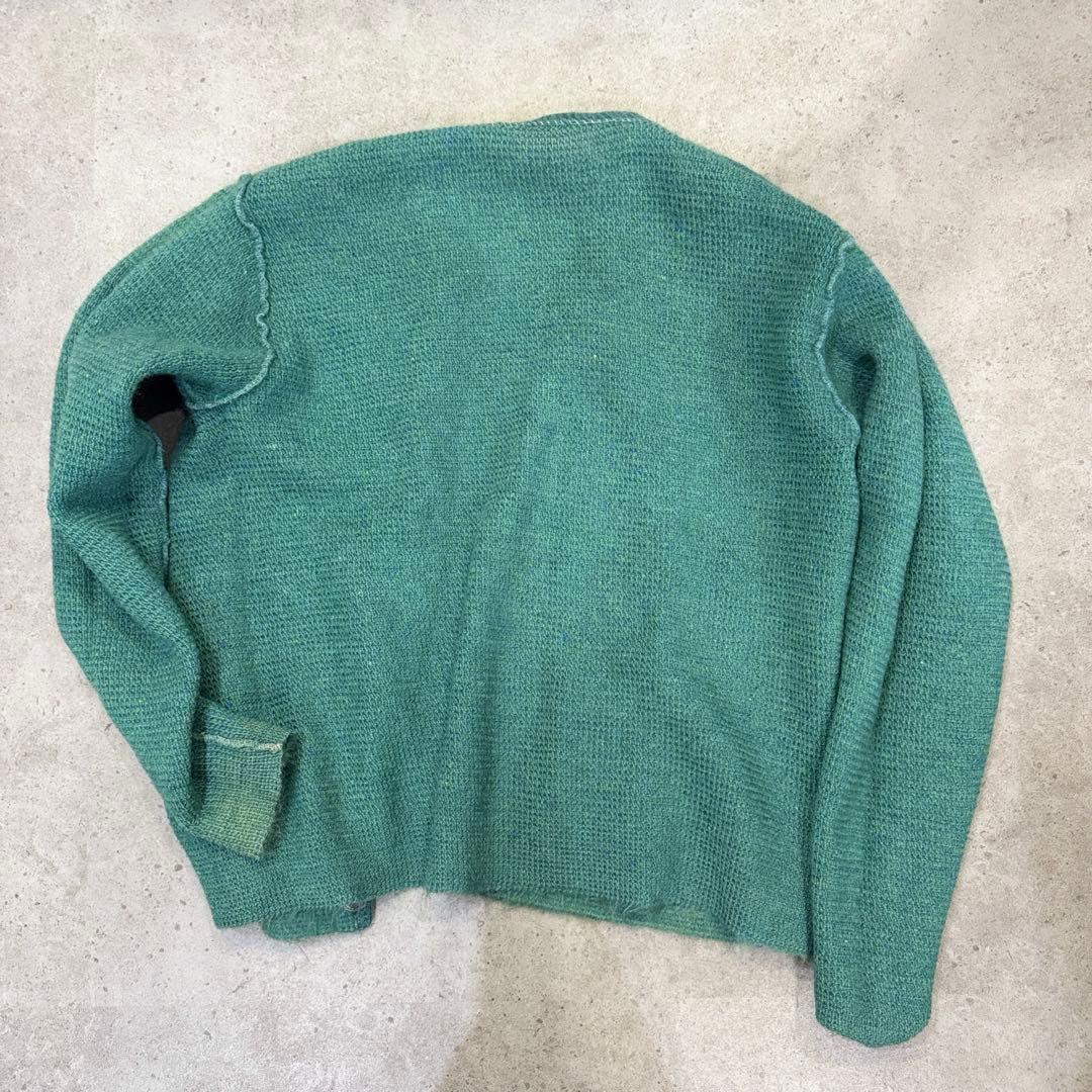 70's mohair cardigan 毛足長め