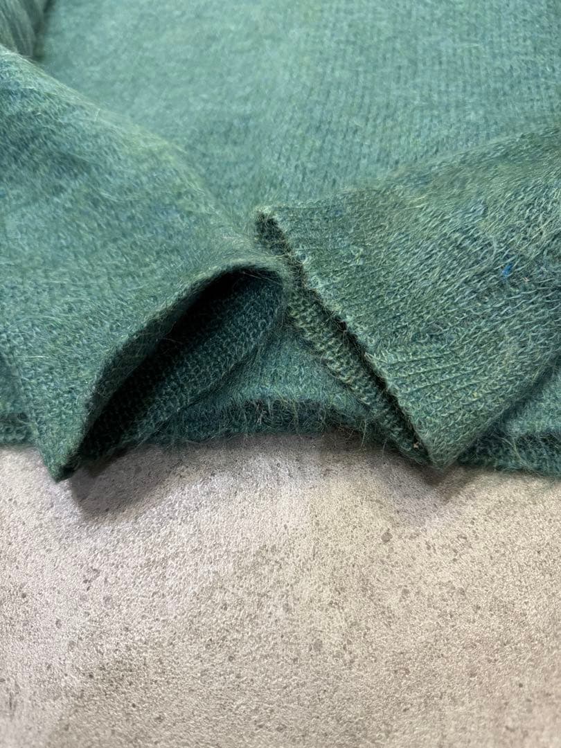 70's mohair cardigan 毛足長め