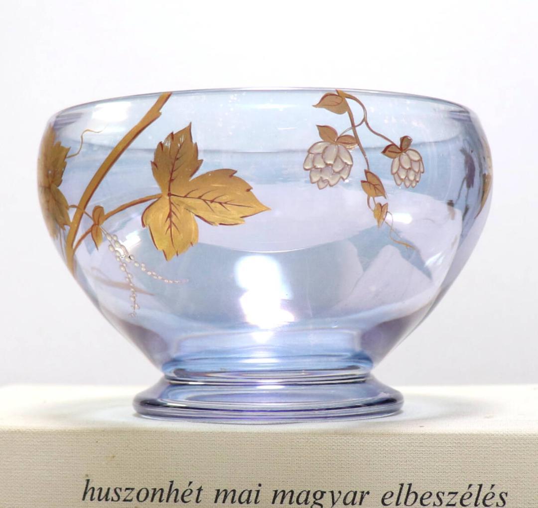 オールド・バカラ 1878年 金彩エナメルラスター彩ボウル ジャポニスム日本趣味