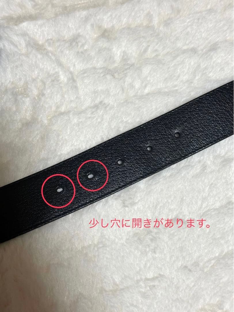 【GUCCI/グッチ】 GGマーモント ダブルG メタル/レザー ブラック