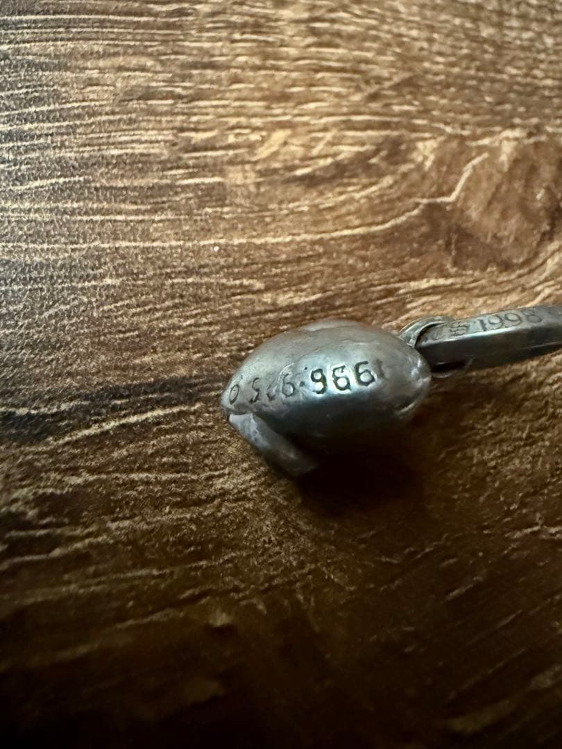 アラレ3号さん専用 シルバー925 ハート型ペンダント　クロムハーツ