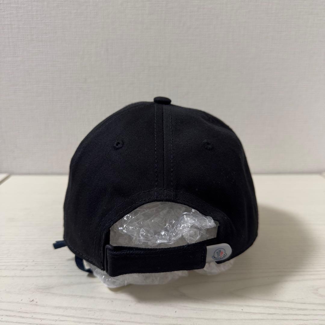 【レディース】【新品】サイズL モンクレール MONCLER キャップ　ブラック