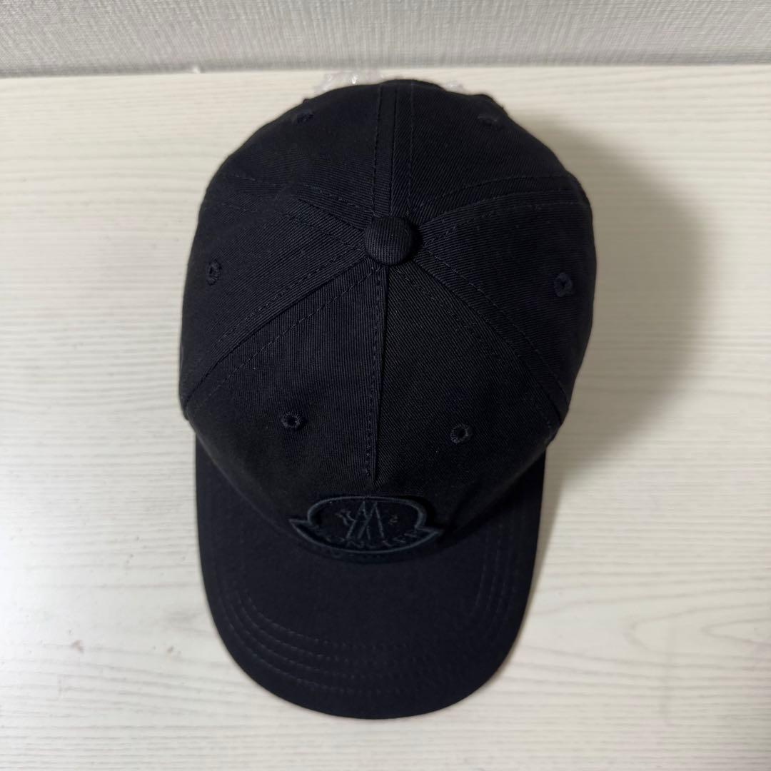【レディース】【新品】サイズL モンクレール MONCLER キャップ　ブラック