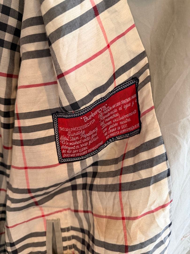 バーバリー　一枚袖　ベージュ　Burberry's ステンカラーコート