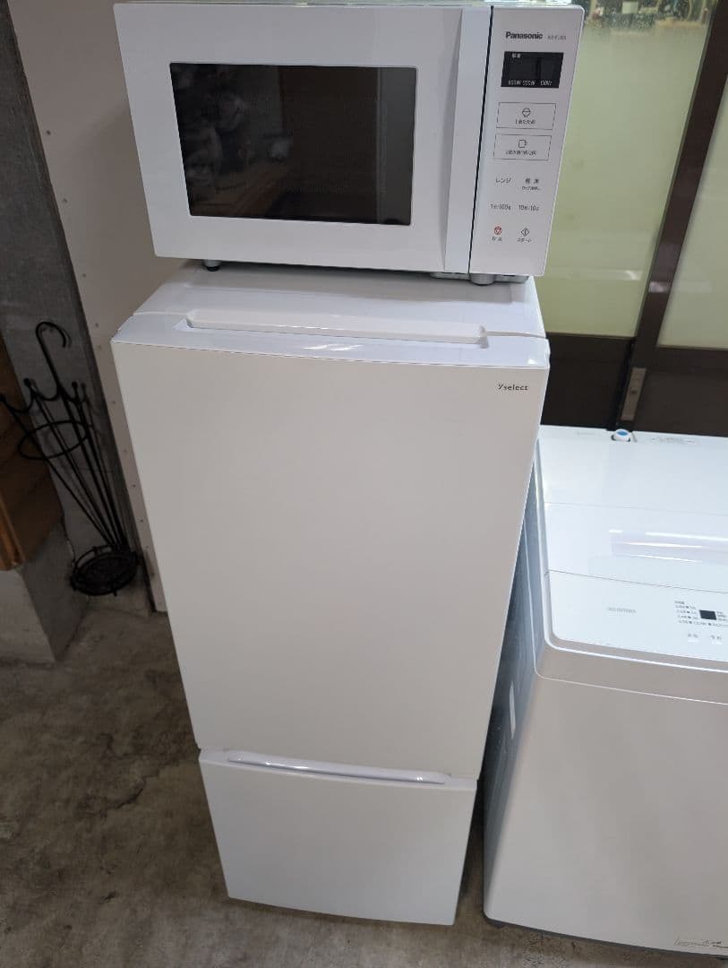 美品中古オール2022年製冷蔵庫&電子レンジ&洗濯機3点set※一部地域配送無料