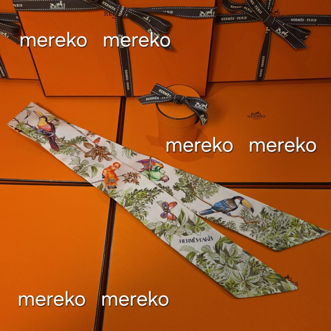2/11限定❗【新品】HERMES ♡ ツイリー スカーフ 赤道直下 エルメス