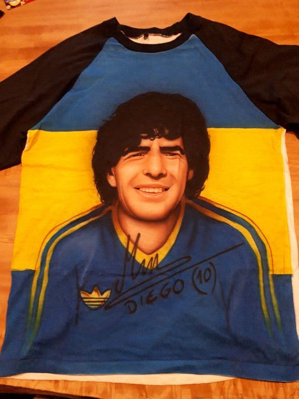 ディエゴ・マラドーナ　エアブラシ製
