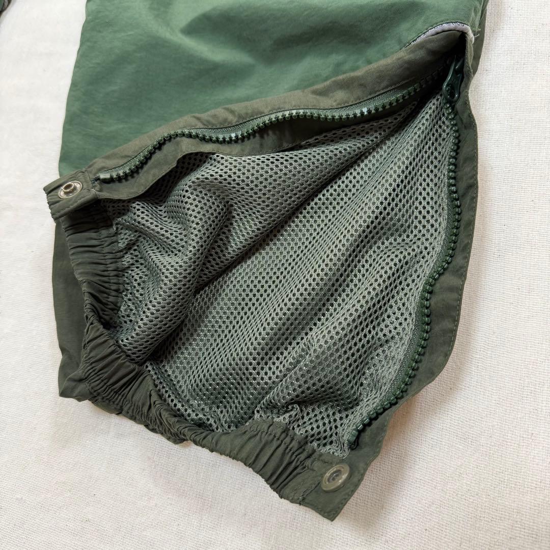 NEIGHBORHOOD WAVES ナイロン トラックパンツ カーキ 緑 S