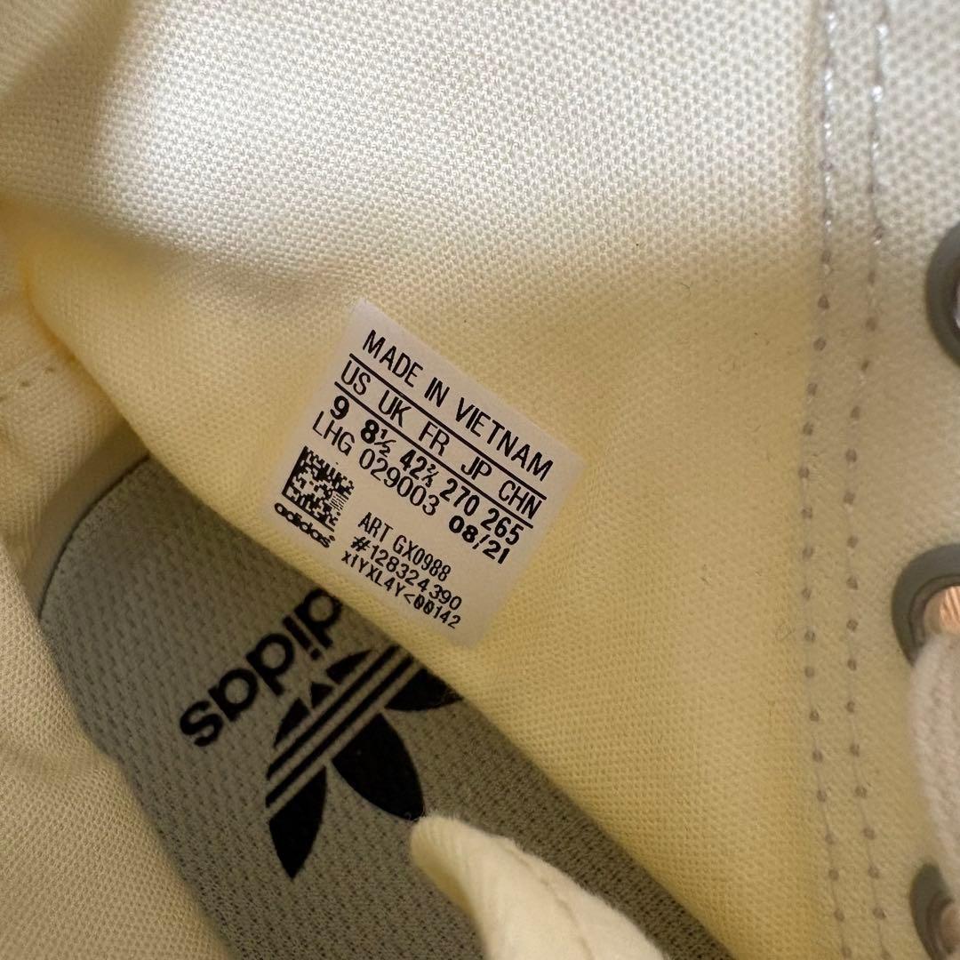 adidas Nizza2 KJ着用モデル ハイカット 厚底 スニーカー