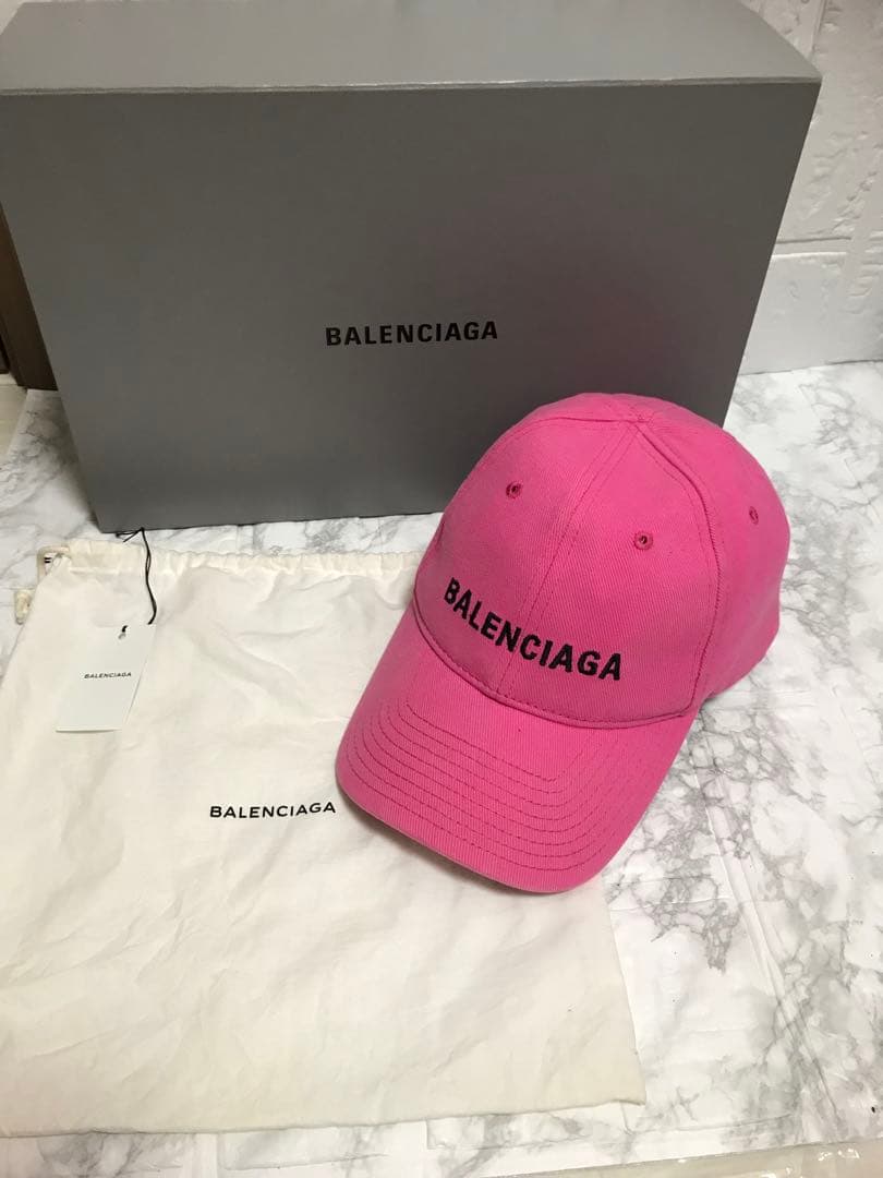 【国内正規品】BALENCIAGA バレンシアガ キャップ ピンク