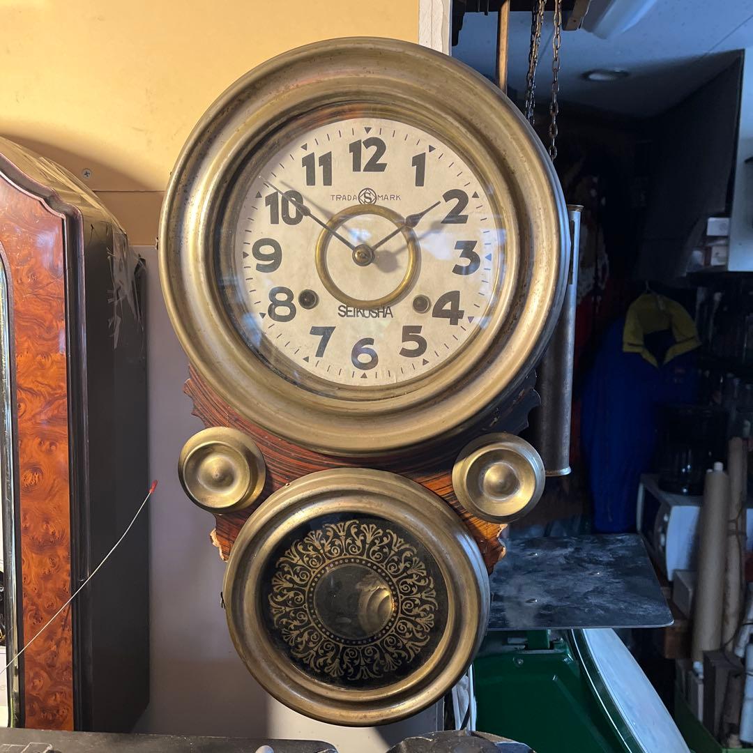 セイコー社ダルマ時計、ダルマゼンマイ時計、四つ丸ダルマ時計、ゼンマイ振り子時計