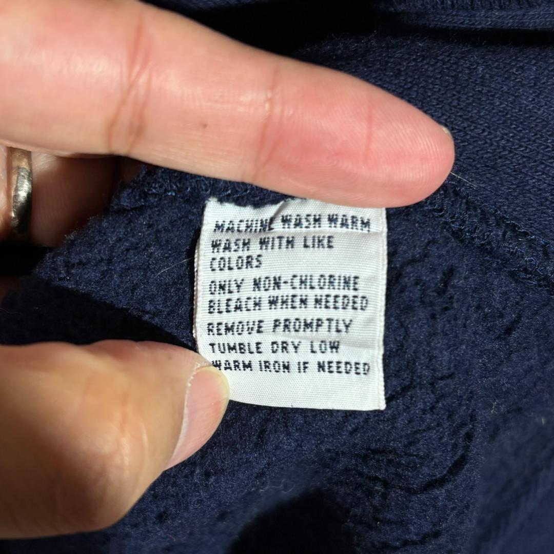 ポロラルフローレン ジップパーカー 裏サーマル XXL ネイビー　polo 紺