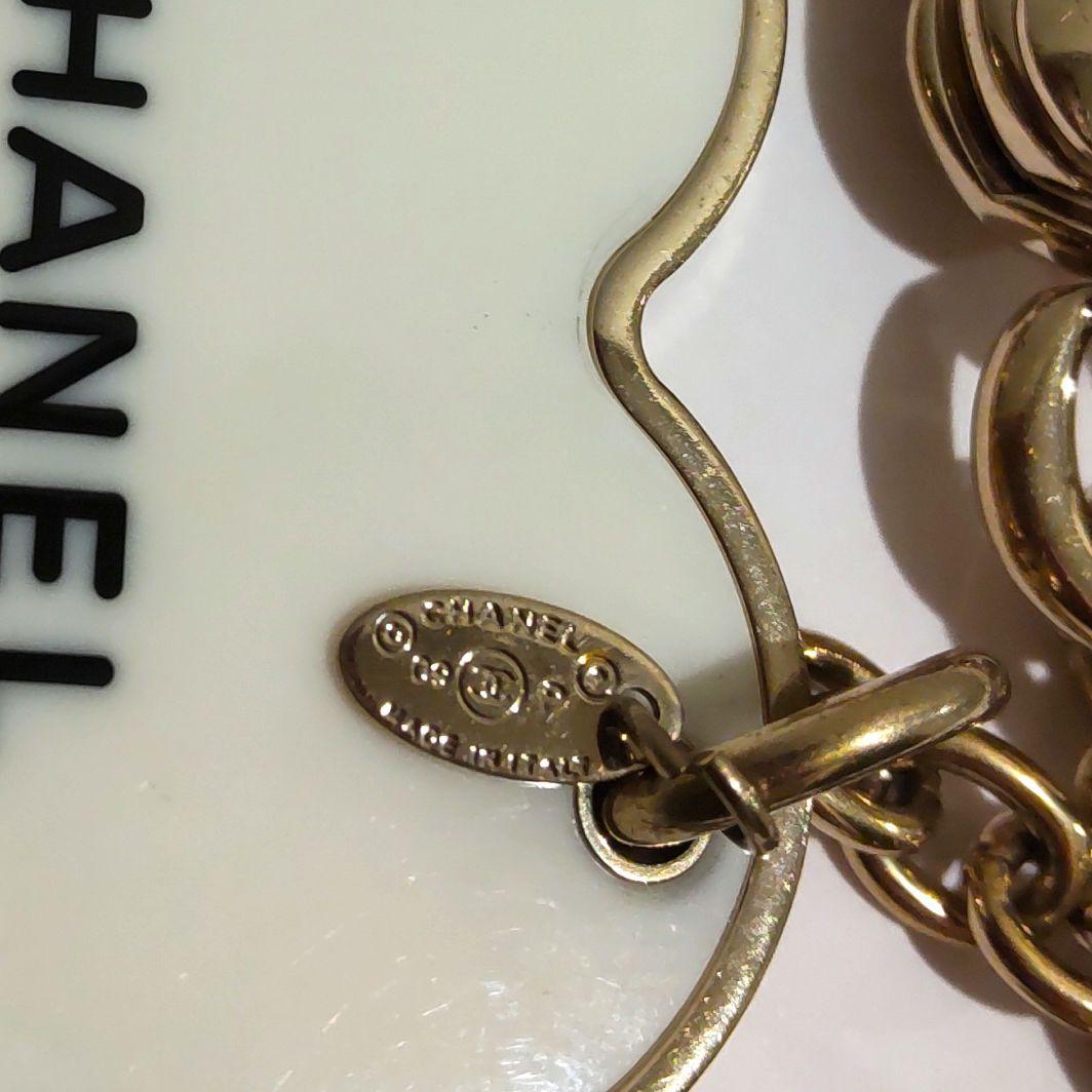 CHANEL シャネル ハートモチーフ キーリング キーホルダー チャーム