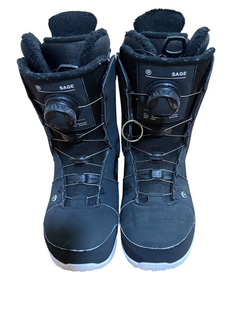 SAGE ブラック スノーボードブーツ 女性用
