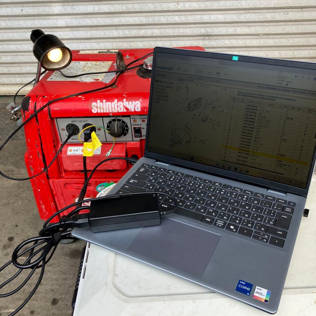 新ダイワ　EGW2800MI エンジンウェルダー&インバータ発電機〔中古品）