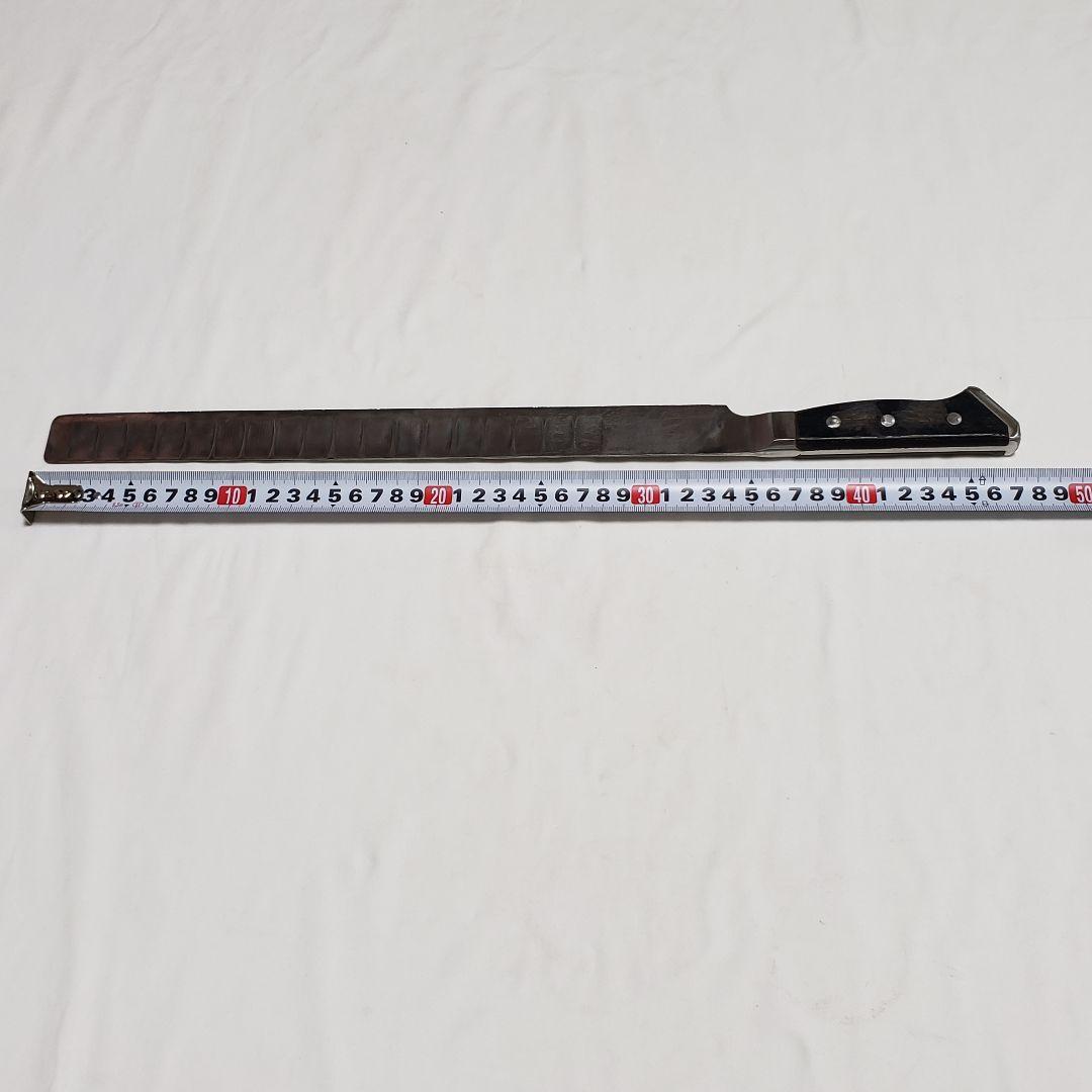 メ*ス様 【S46-10】グレステン サーモンナイフ 特殊包丁 刃渡り約34cm