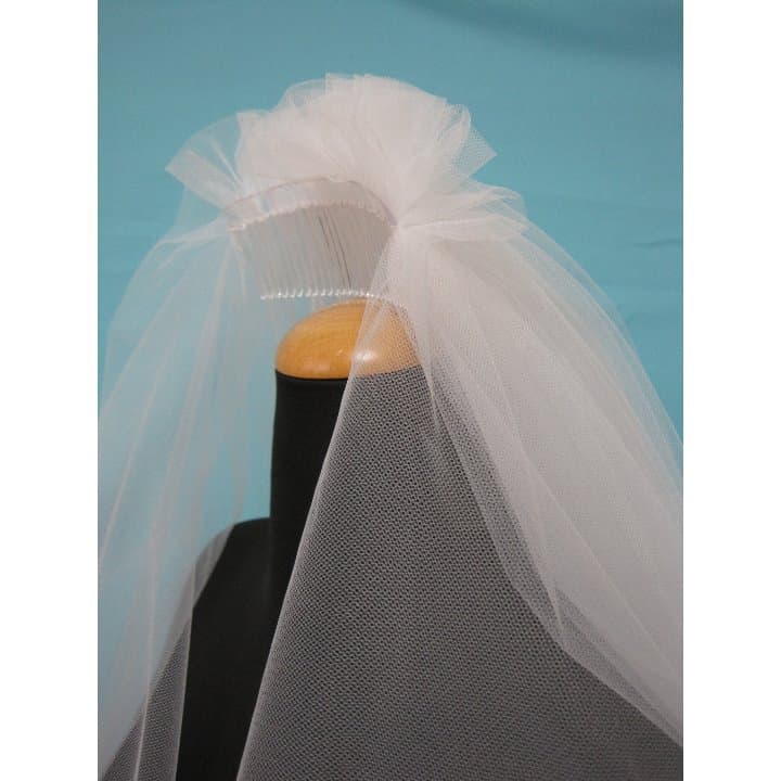 ウェディング４２０ｃｍ丈ロングベール　幅２８０ｃｍ　ホワイトカラー