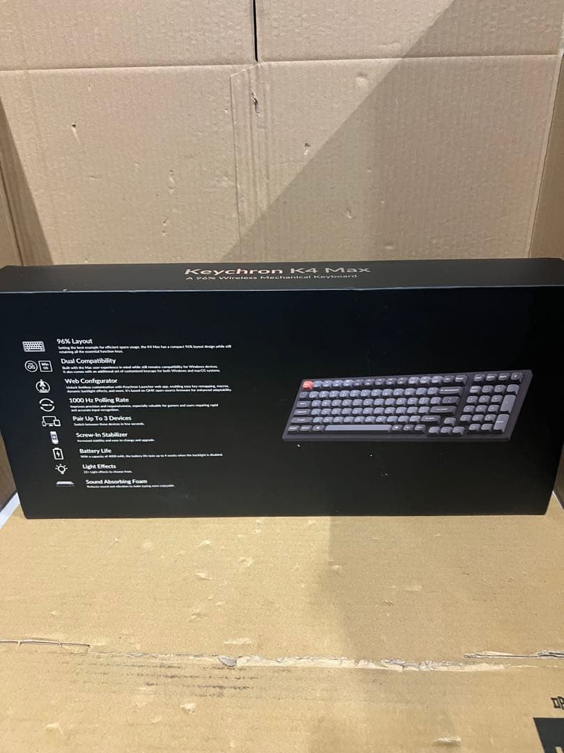 Keychron K4 Max ワイヤレス カスタム・メカニカルキーボード