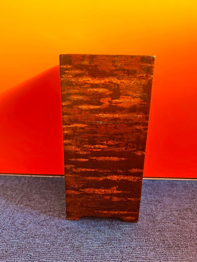 1237 桜皮細工　花瓶　伝統工芸品