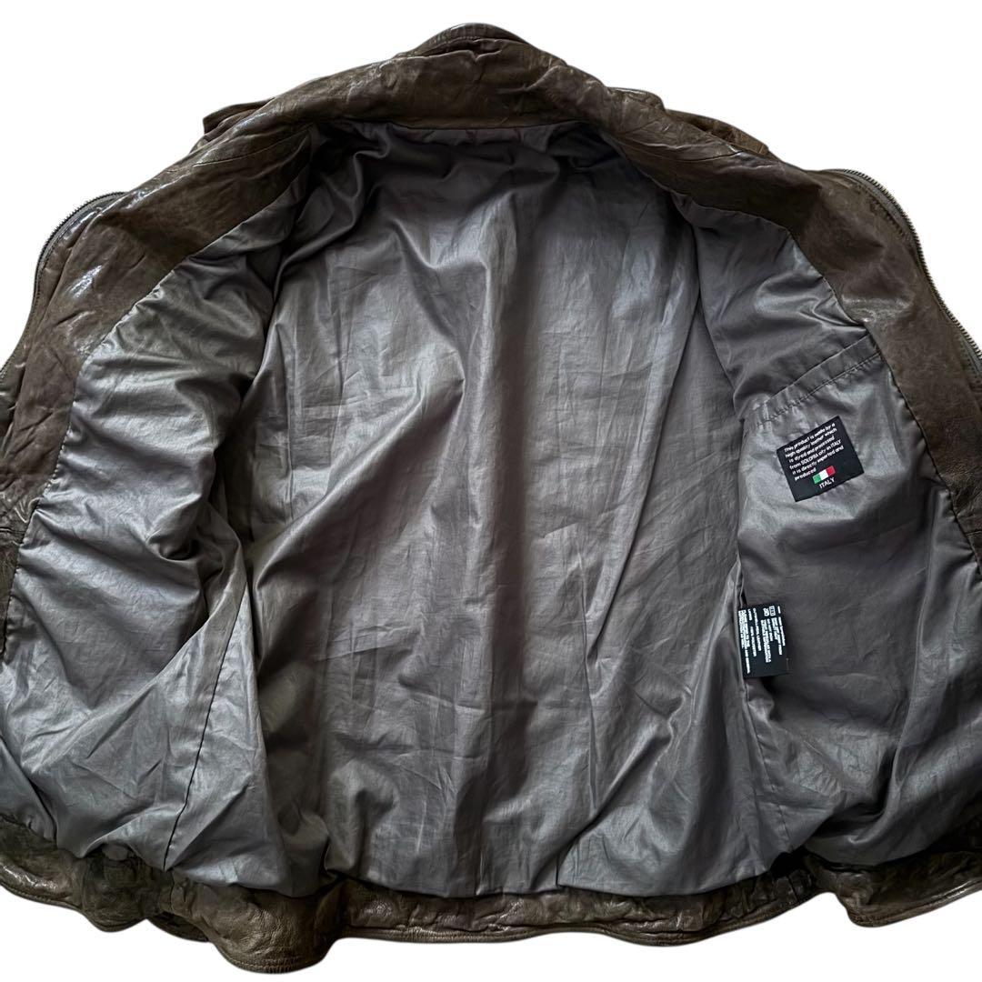 ジャケット・アウター archive gimmick Leather jacket y2k M