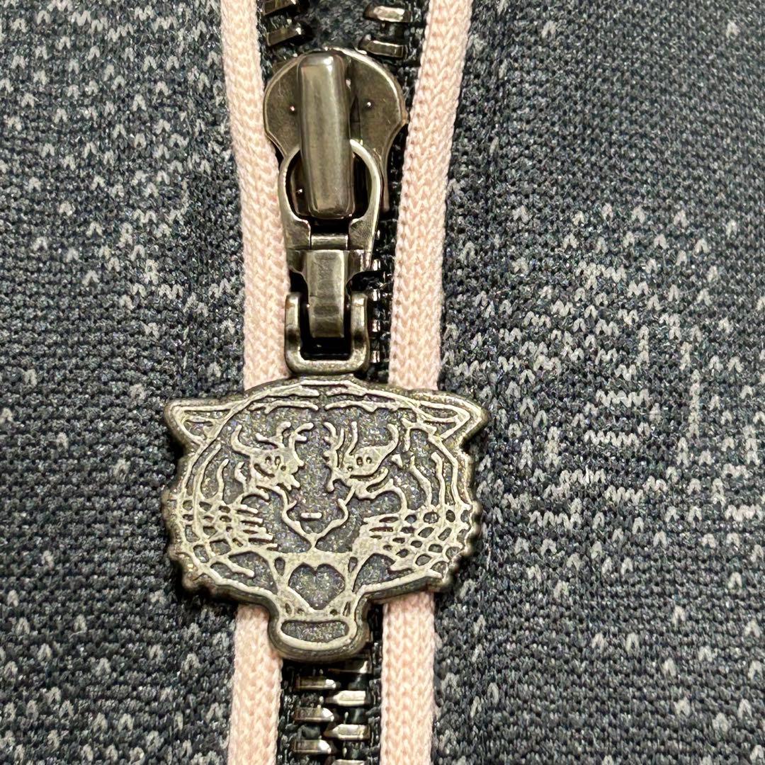 オニツカタイガー トラックジャケット 和柄刺繍 ジャージ ジップアップ M