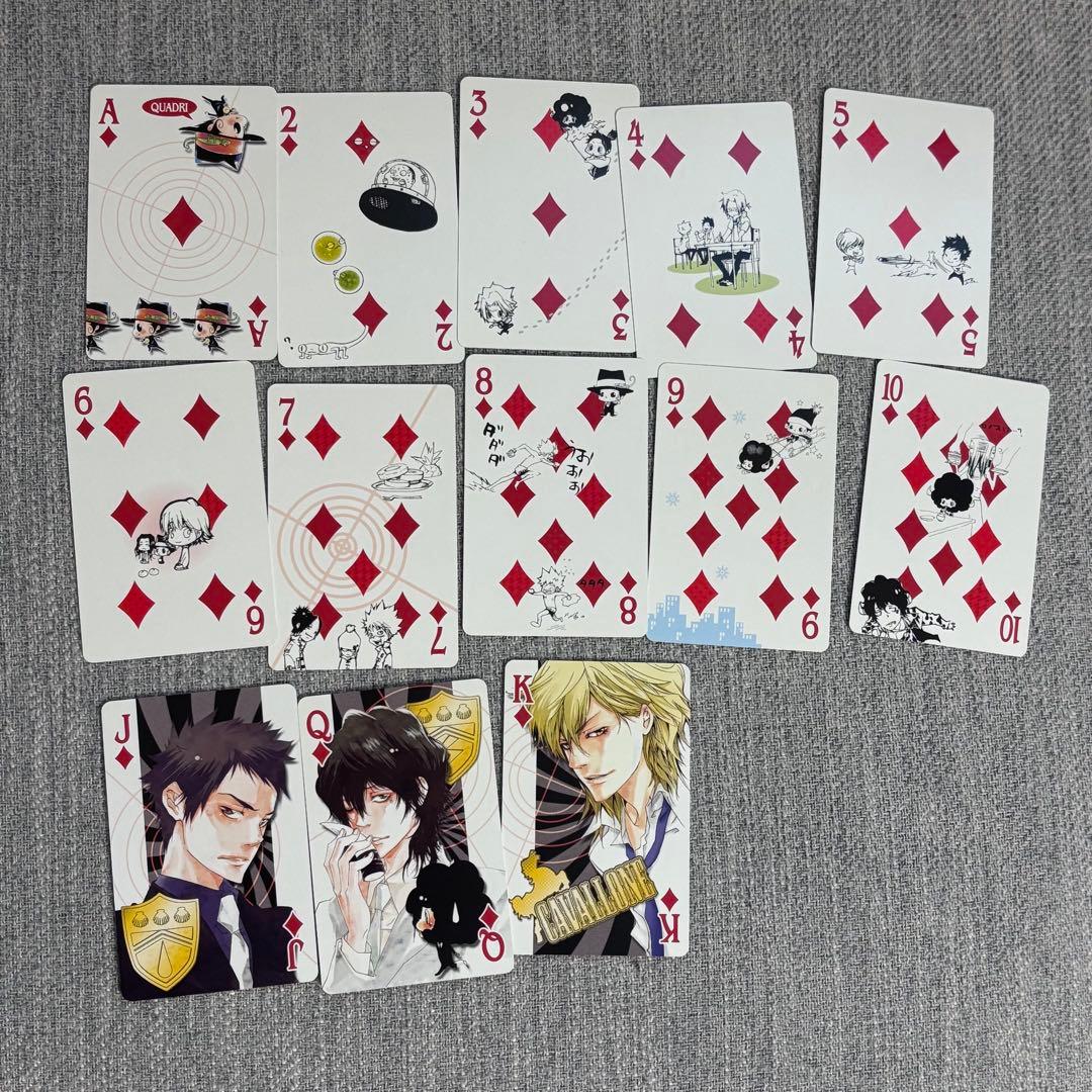 【未使用】家庭教師ヒットマンREBORN リボーン2009 原作絵トランプ