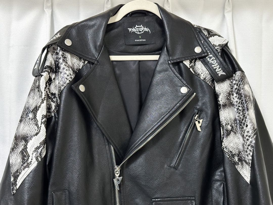 SELECT / ［PINKSPINK］パイソン柄PUレザージャケット