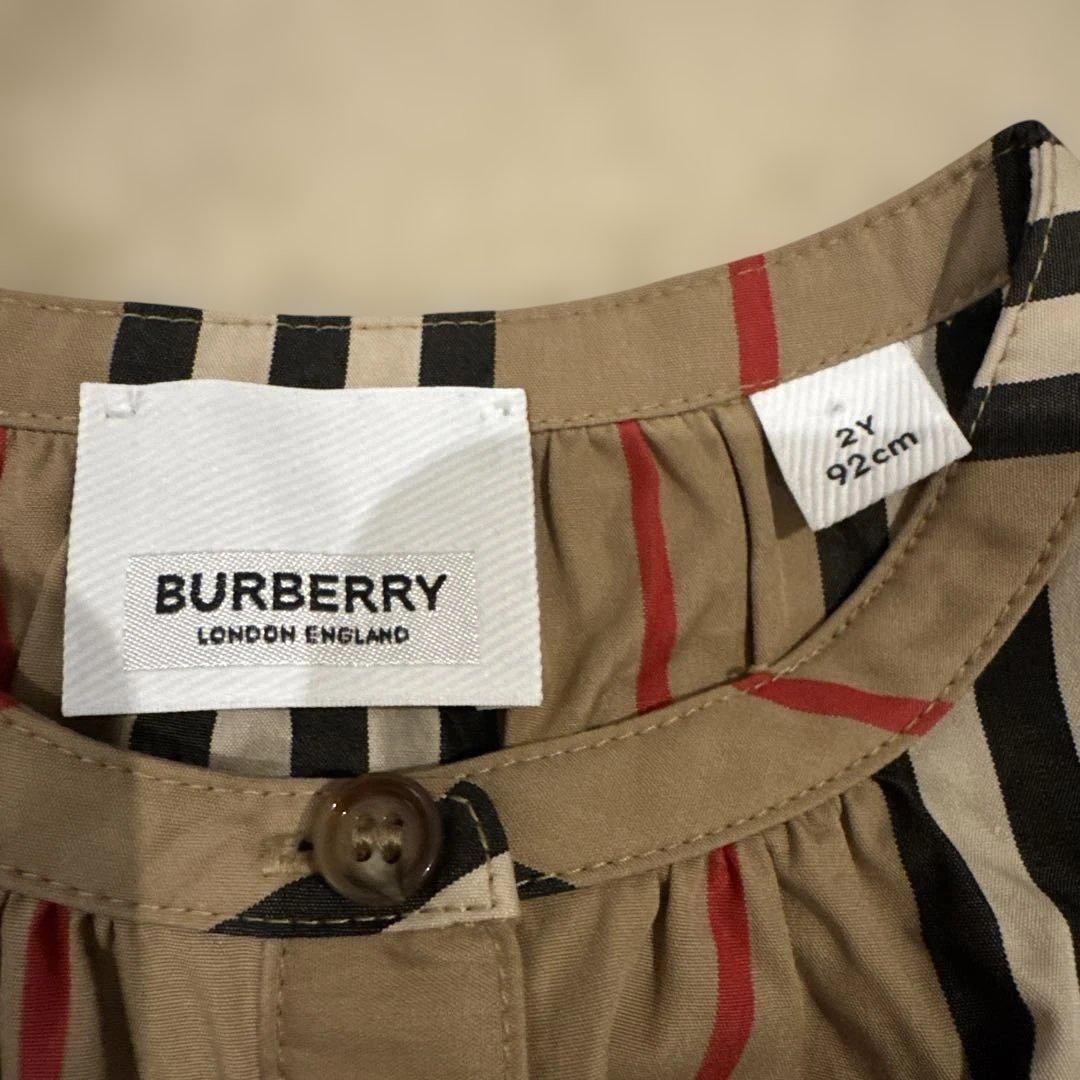 【美品】BURBERRY ワンピース 2Y 92cm 現行タグ