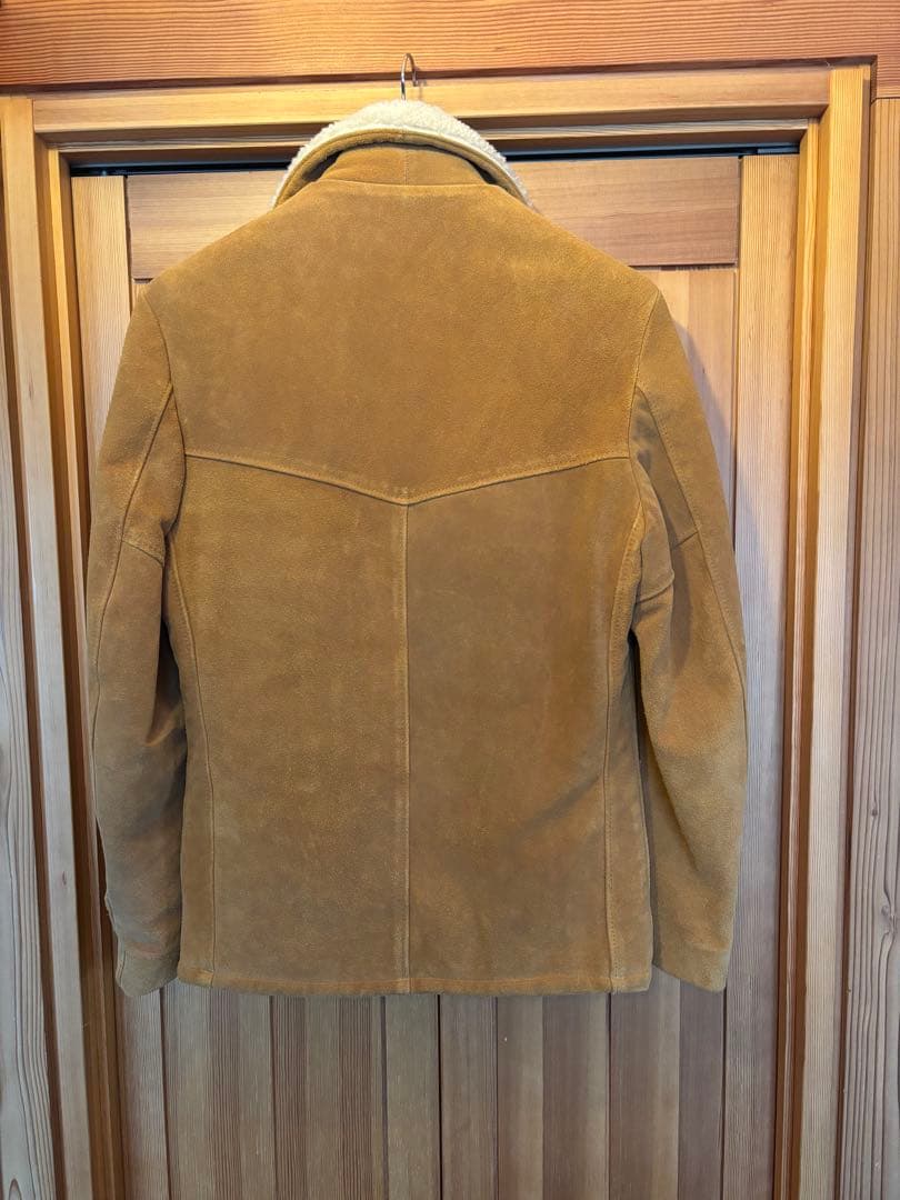 n*o様 最終値下げ！ schott スエード ボア付きジャケット ブラウン