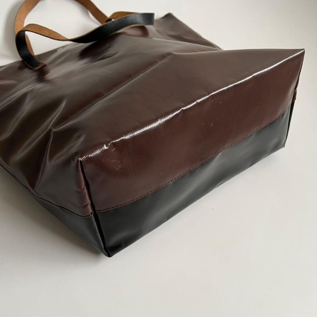 バッグ MARNI PVC TRIBECA HORIZONTAL TOTE BAG