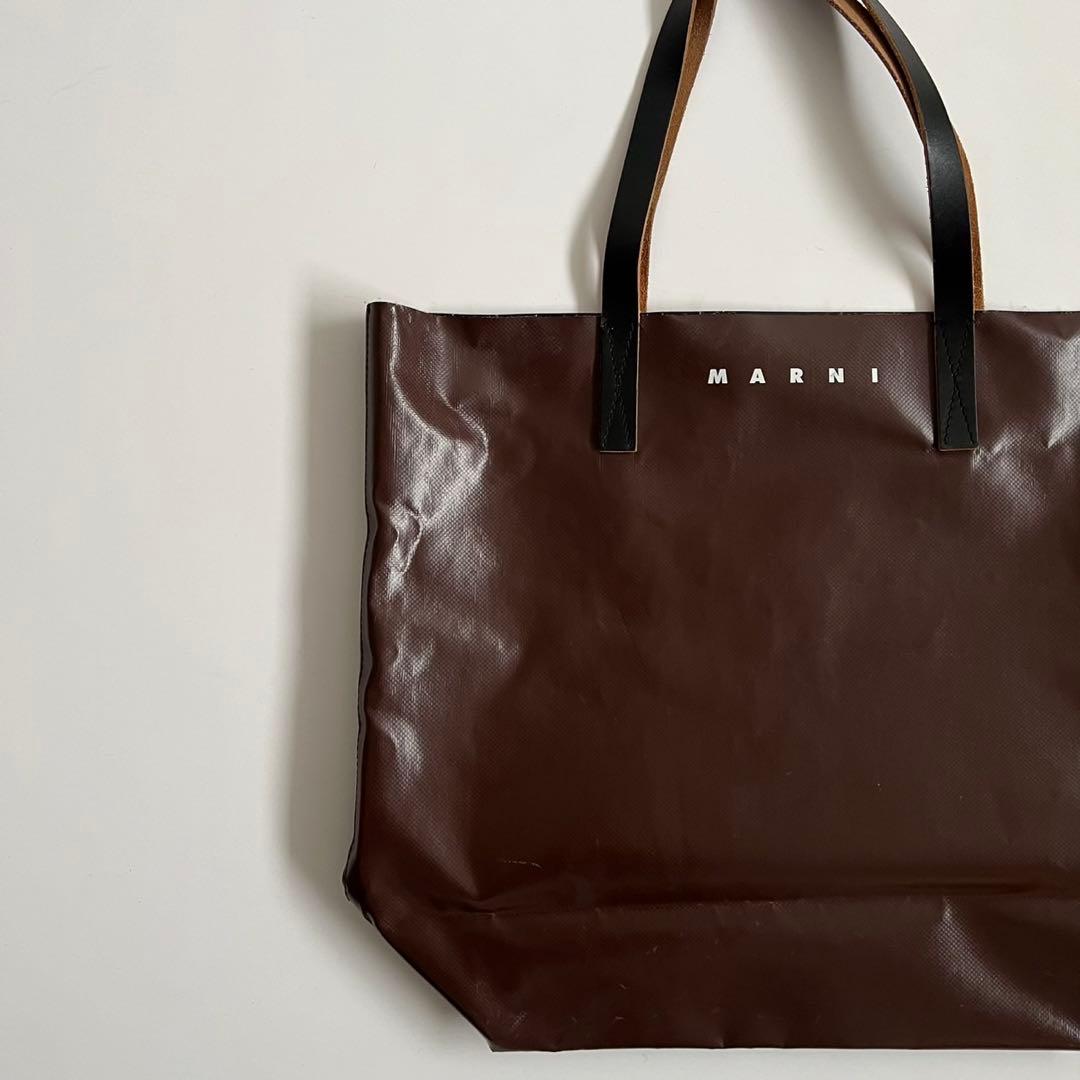 バッグ MARNI PVC TRIBECA HORIZONTAL TOTE BAG