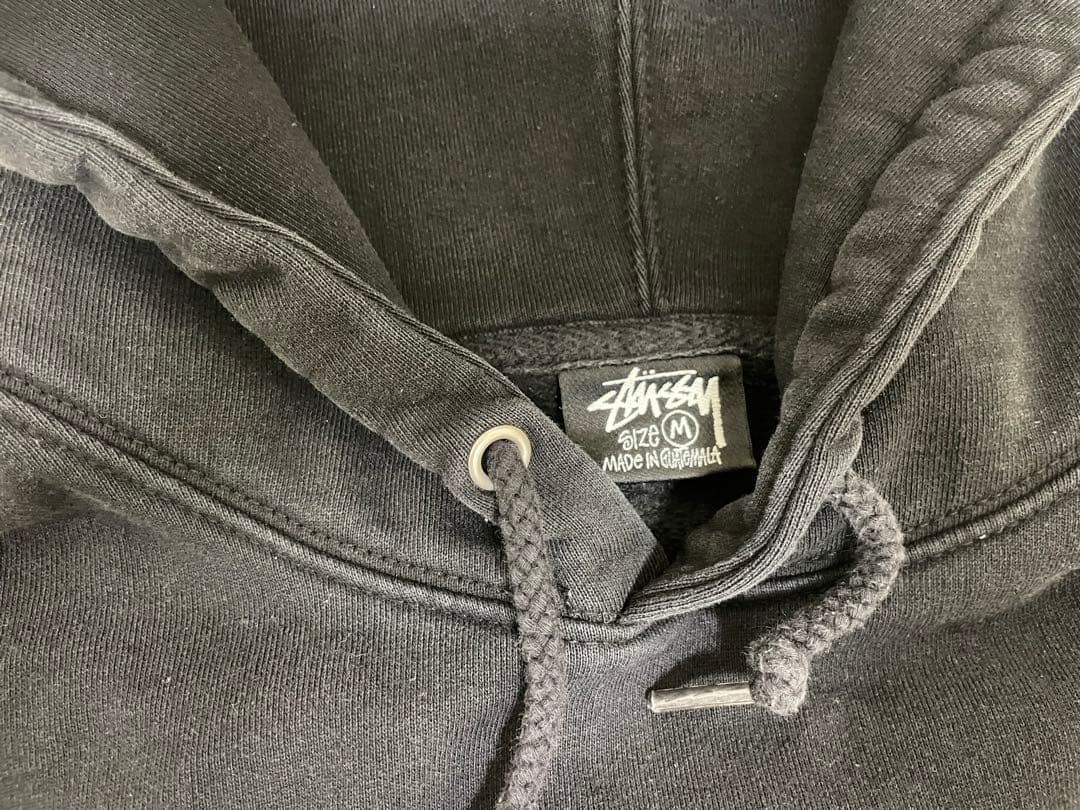 ★Stüssy Psychedelic Hoodie 両面ロゴパーカー M
