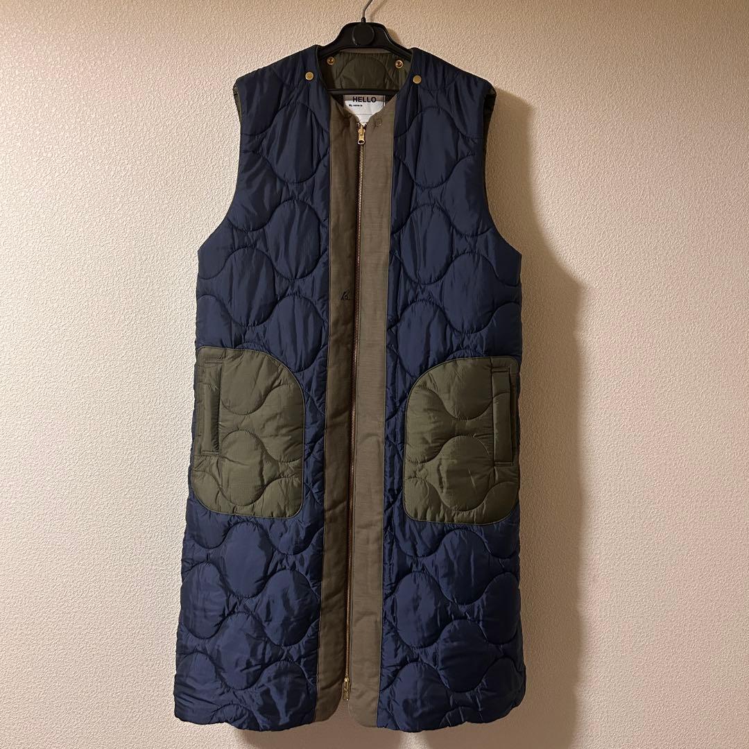 MADISONBLUE マディソンブルー キルティングベスト カーキ