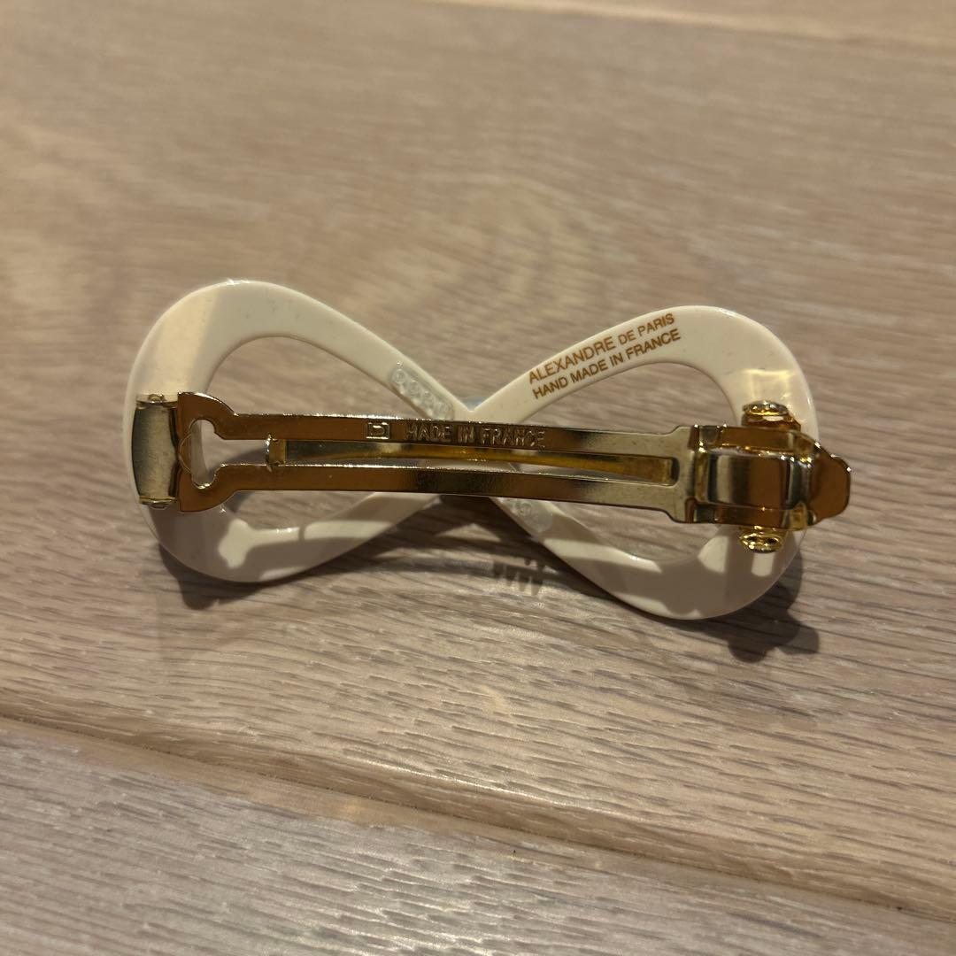 【美品】アレクサンドルドゥパリ　バレッタ　小