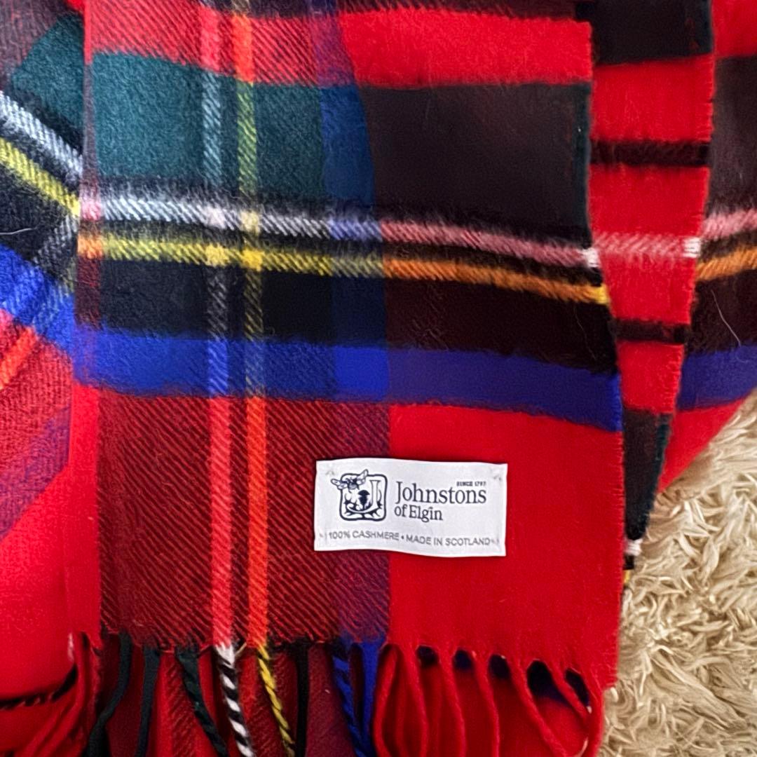 JOHNSTONS OF ELGIN ジョンストンズ カシミヤ ストール