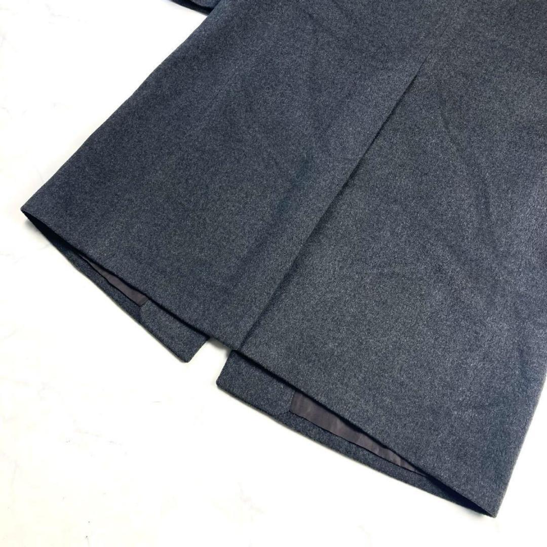 極希少 美品 カシミヤ100% ダンヒル チェスターコート グレー マキシ丈