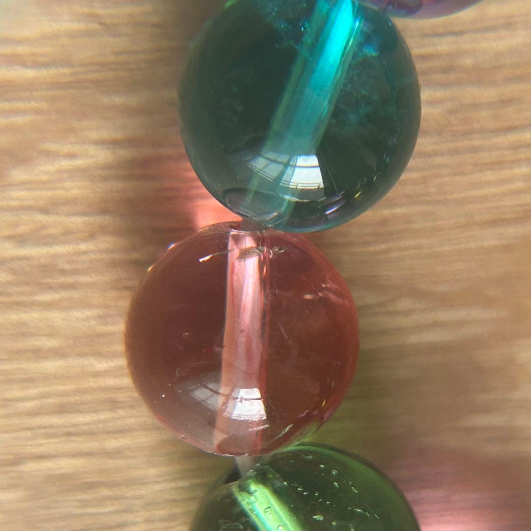超高品質 トルマリン ブレスレット カラフル サイズ12mm