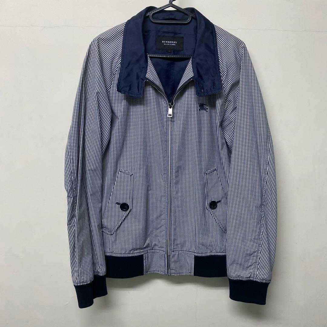 【希少】Burberry ギンガムチェック　ハリントンジャケット
