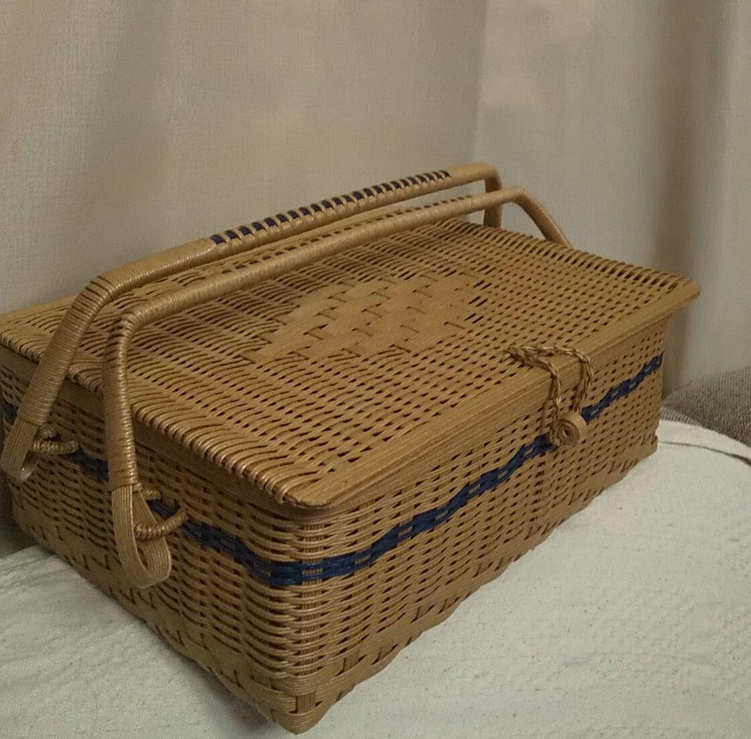 確認用 クラフトバンド かごバスケット