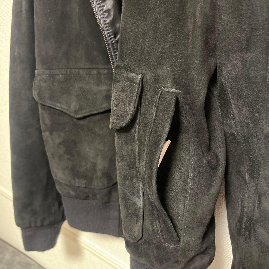 希少 18ss Supreme Schott Suede A-2 Jacket