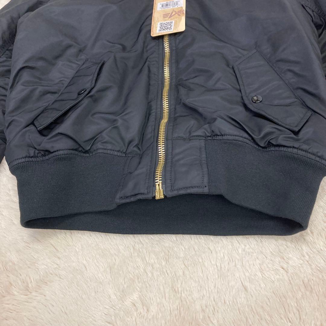 新品 ALPHA INDUSTRIES MA-1 フライトジャケット フード脱着