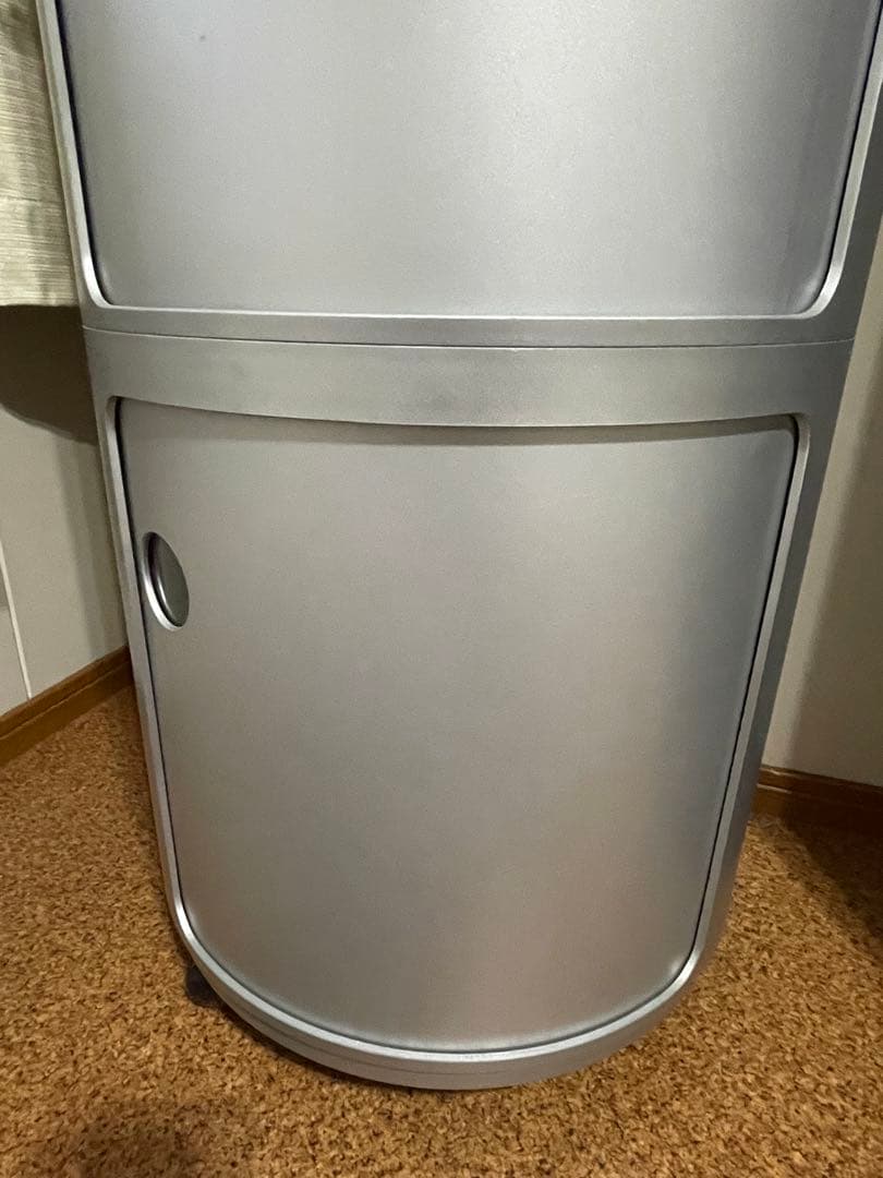 正規品　Kartell ラウンドエレメント3段 キャスター 天板セット