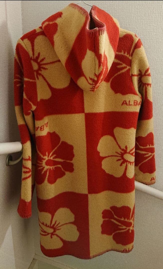ALBA ROSA アルバローザ　ダッフル　ブランケットコート 升目コート